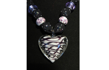 Closeup for Heart-475 necklace